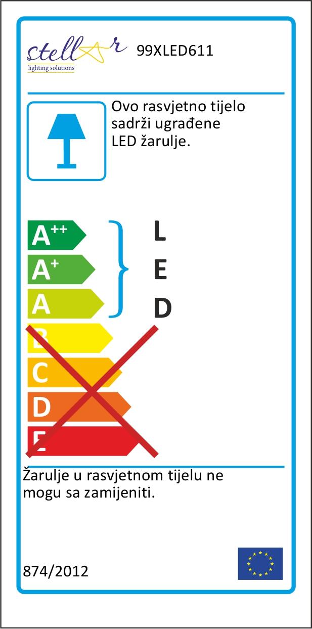 STELLAR LED PANEL OKRUGLI UGRADNI 12W 4000K