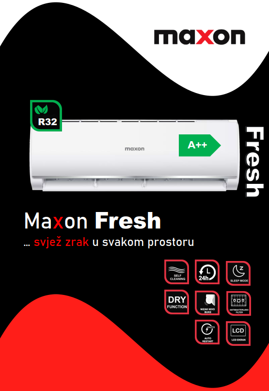 Maxon Fresh Wi-Fi 2,6/2,9 Kw