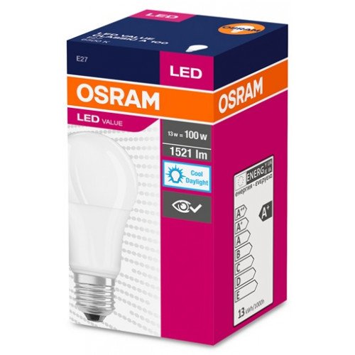 LED ŽARULJA OSRAM E27 13W 6500K A60 230V 1521lm