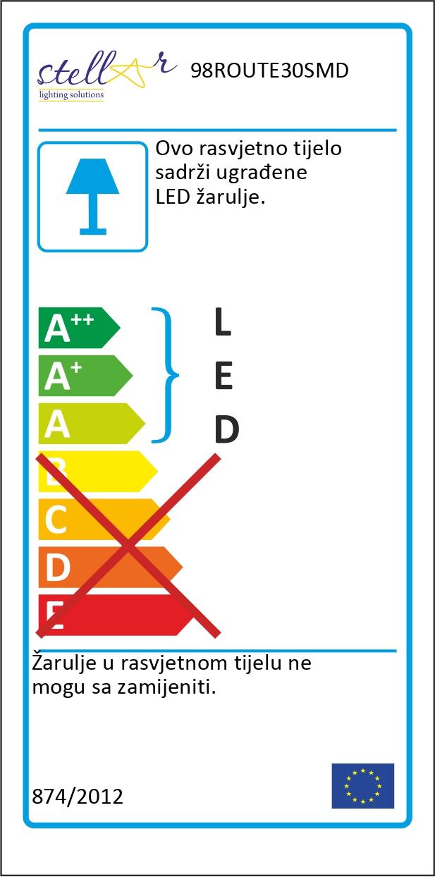 LED CESTOVNA SVJETILJKA ROUTE SMD 30W 5500K IP65 STELLAR