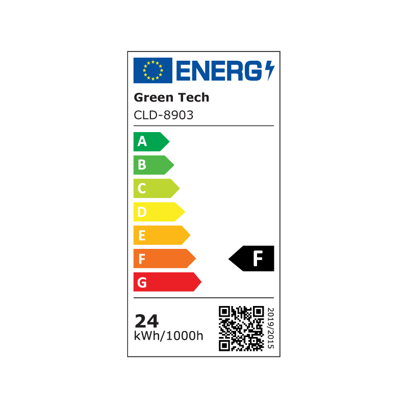 LED plafonjera Green Tech 24W, 4000K, promjer 38cm