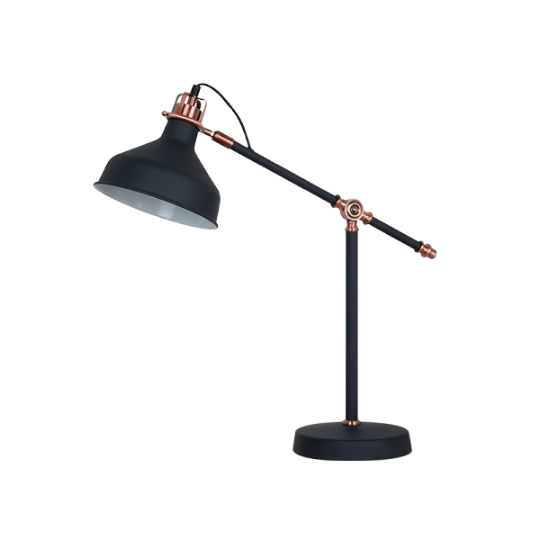 JOHN STOLNA SVJETILJKA 1XE27 CRNA v600mm