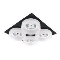 KVADRATNI ČETVEROSTRUKI REFLEKTOR - 2 BOJE