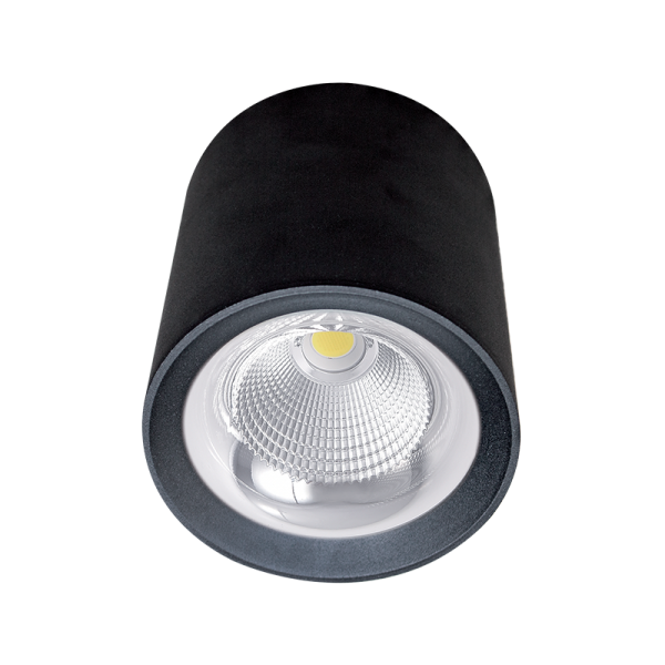 LED NADGRADNA SVJETILJKA 10W 230V 4000K IP44 CRNA