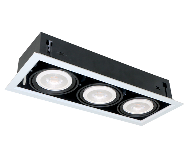 LED UGRADNA SVJETILJKA 12W 3XE27 4000K BIJELA
