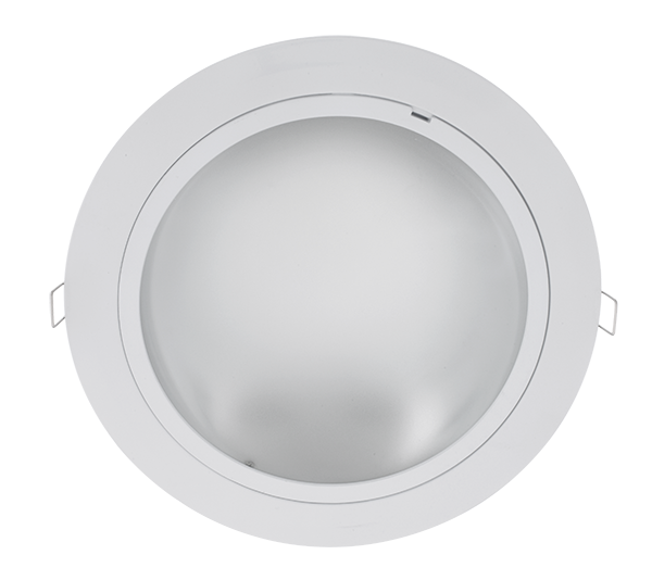 LED UGRADNA SVJETILJKA + 2X LED ŽARULJE 9W 2700K BIJELA