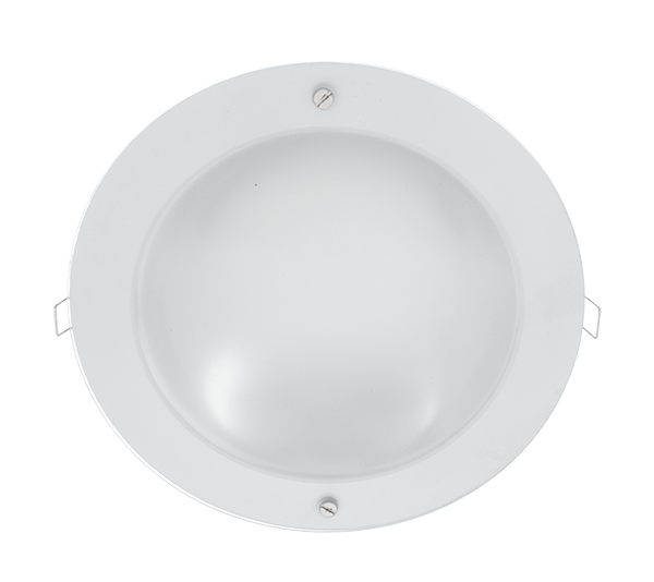 LED UGRADNA SVJETILJKA + 2X LED ŽARULJE 9W 2700K BIJELA