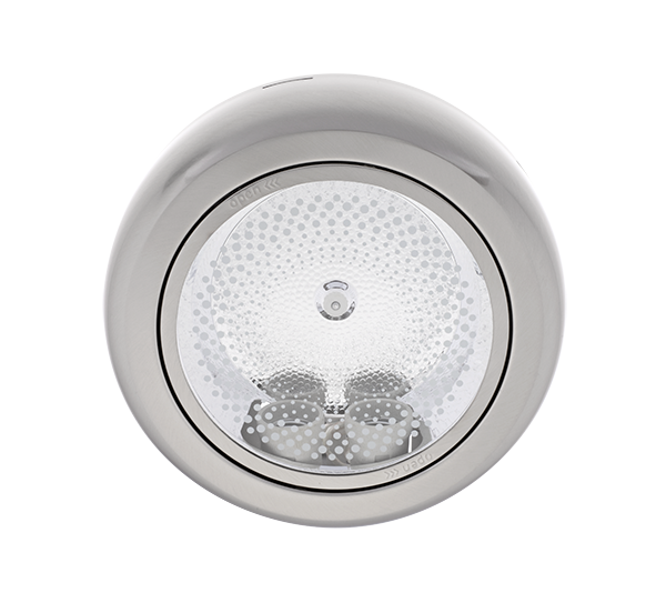 LED UGRADNA SVJETILJKA + 2X LED ŽARULJE 9W 4000K  SATENSKI NIKAL