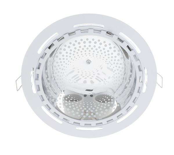 LED UGRADNA SVJETILJKA + 2X LED ŽARULJE 9W 2700K  BIJELA