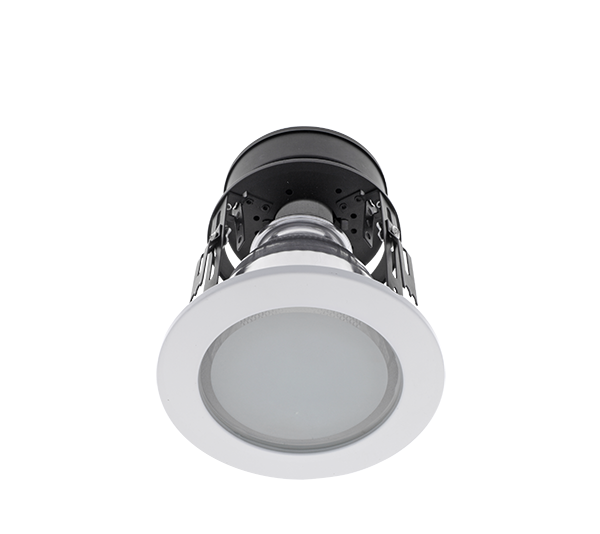 LED UGRADNA SVJETILJKA + 1X LED ŽARULJA 9W 2700K BIJELA