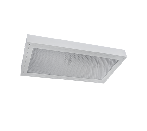 PRIZMATIČNO LED RASVJETNO TIJELO 2X9W NADGRADNO 6400K 608X308mm