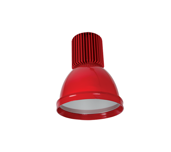 VISEĆI LED REFLEKTOR MINI 30W CRVENI