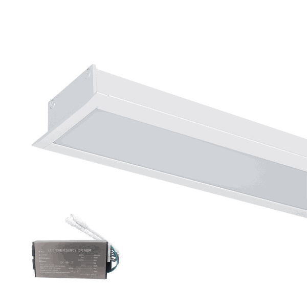 LED PROFIL UGRADNI S48 40W 4000K BIJELI + PANIK MODUL