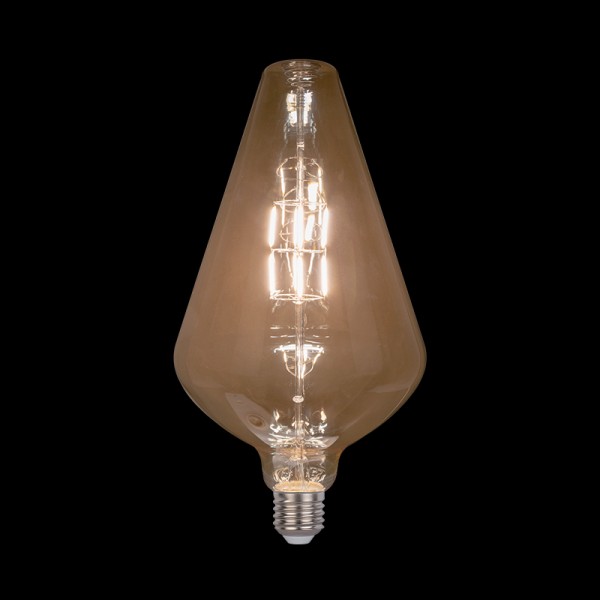 LED VINTAGE ŽARULJA  8W E27 2800-3200K ZLATNO STAKLO