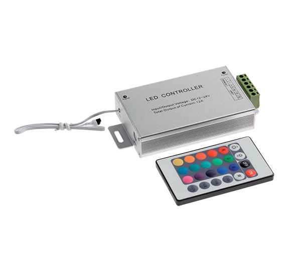 RGB LED KONTROLER INFRACRVENI - 24 TIPKE 12V 12A