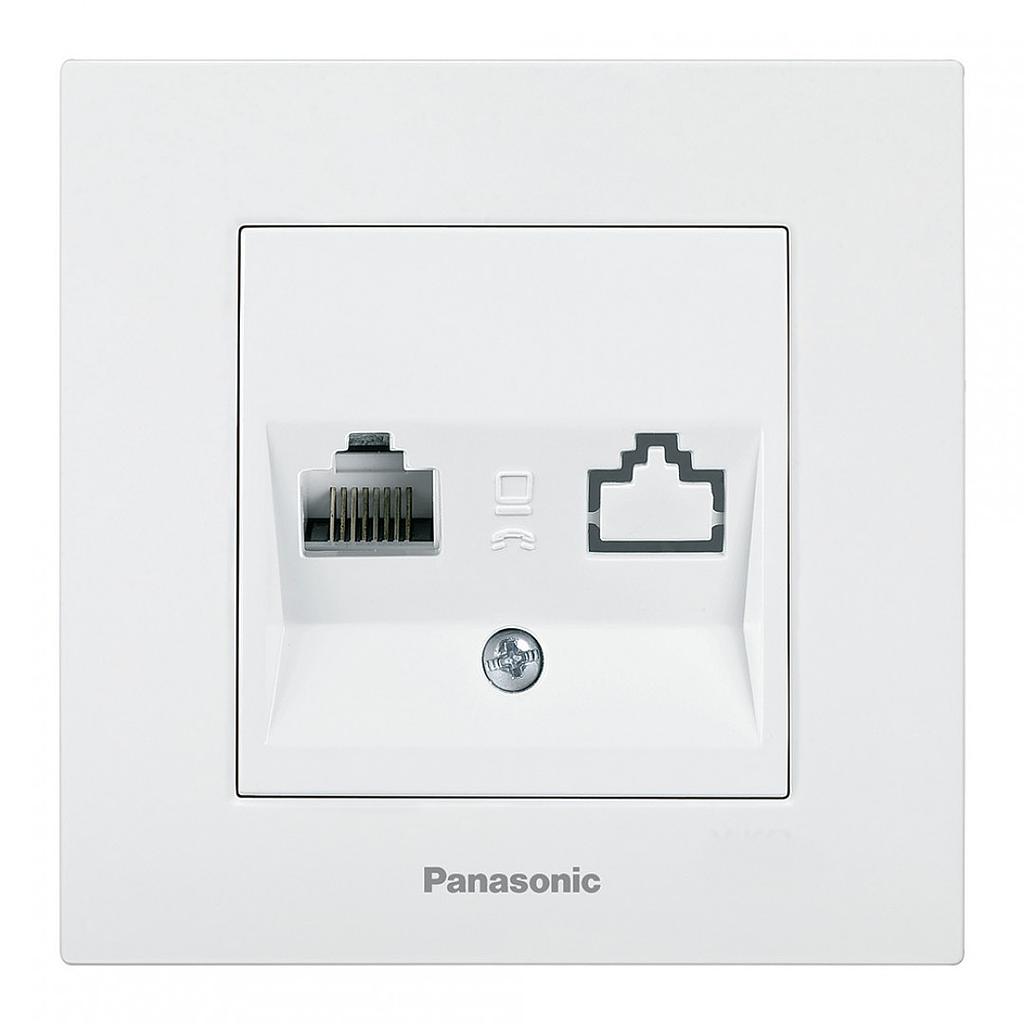 PRIKLJUČNICA - UTP - CAT.5E - 1 M - BIJELA - KARRE - PANASONIC