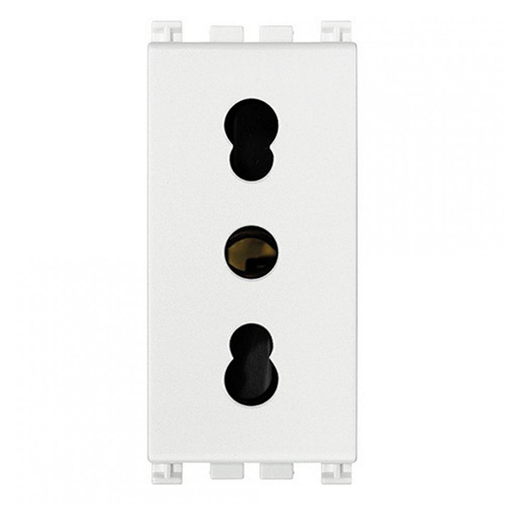 PRIKLJUČNICA - TALIJANSKI STANDARD - 19203.B - 1M - 2P+E - 16A - P17/11 - ARKE - VIMAR