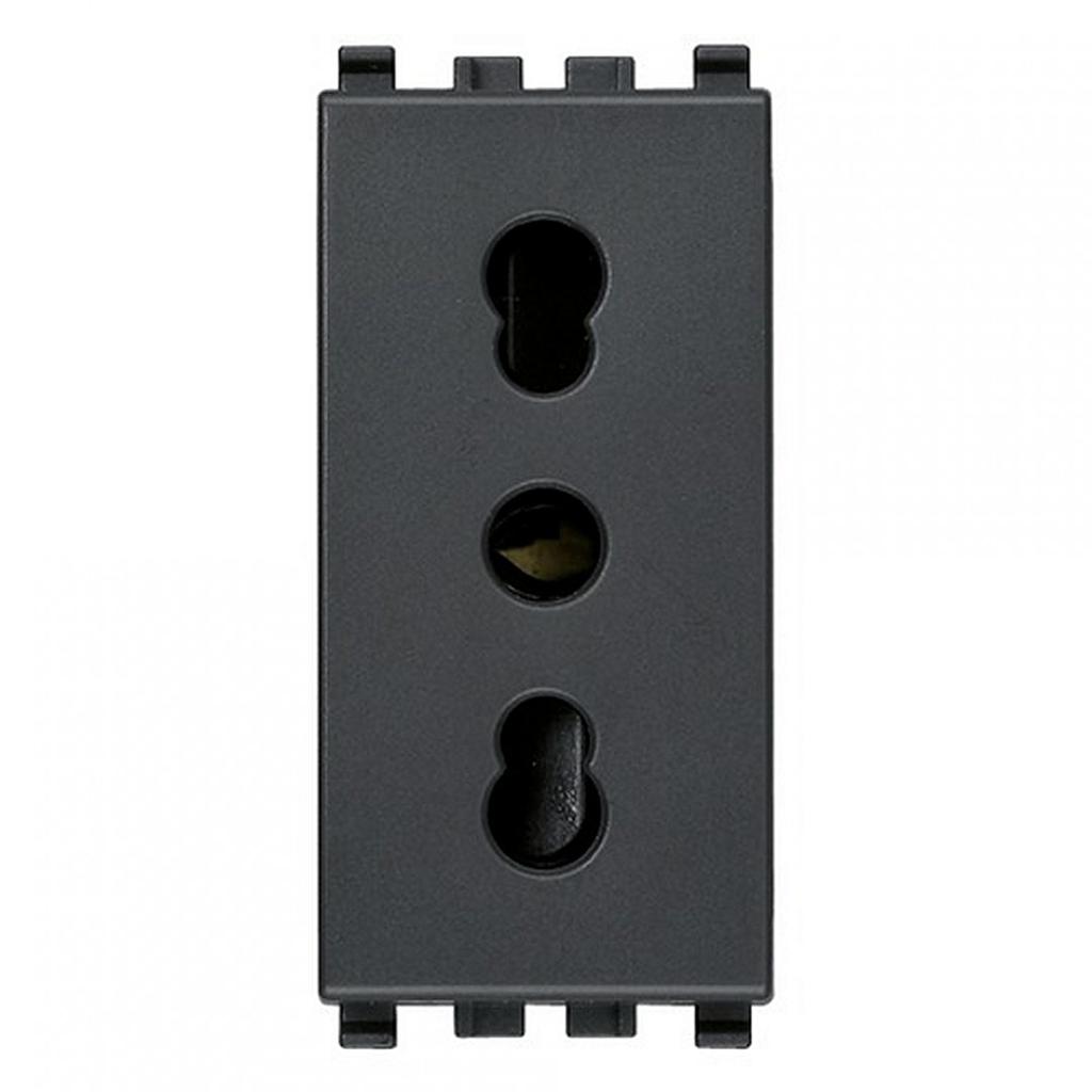 PRIKLJUČNICA - TALIJANSKI STANDARD - 20203 - 1M - 2P+E - 16A - P17/11 - EIKON - VIMAR