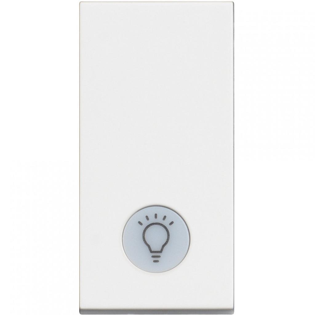 TIPKALO OSVJETLJENO - SIMBOL SVJETLO - RW4043 - 10A - 1M - BIJELO - CLASSIA - BTICINO