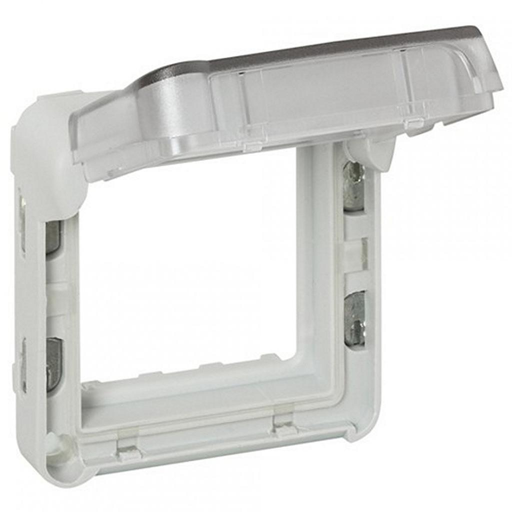 ADAPTER 2 MODULA - ZA MOSAIC MEHANIZME - SA POKLOPCEM - SIVI - IP55 - 069580 - PLEXO - LEGRAND