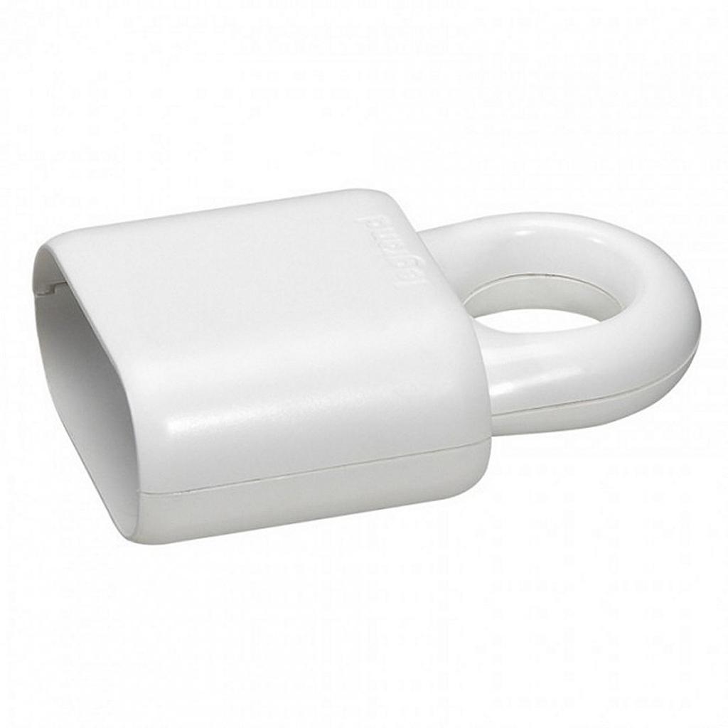 NATIKAČ 2P - PLOSNATI BIJELI - 6A - 050166 - LEGRAND