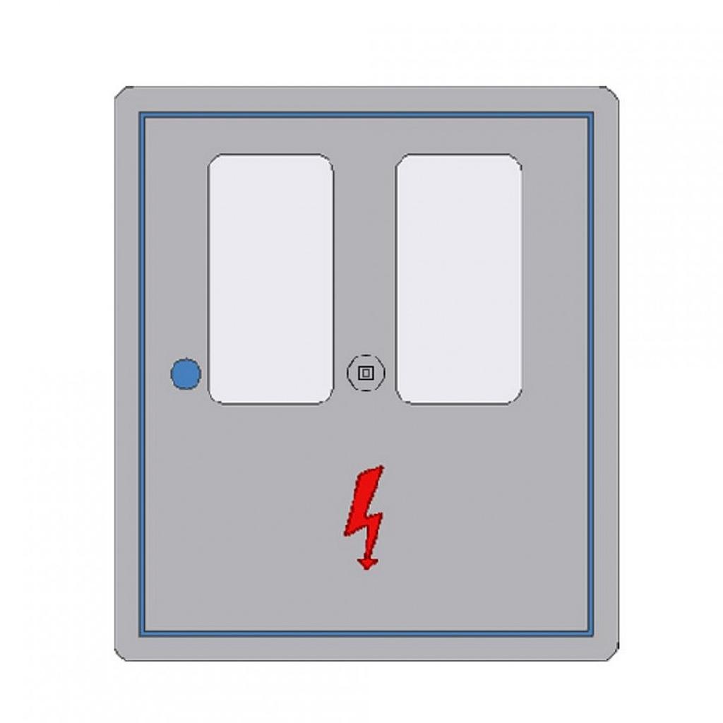ORMAR KPMO - 0 PRAZAN - 400X460X200 - PLASTOMETALIK - VLAŠIĆ
