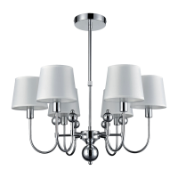 LUSTER CARMEN 6XE27 IP20 BIJELA/KROM