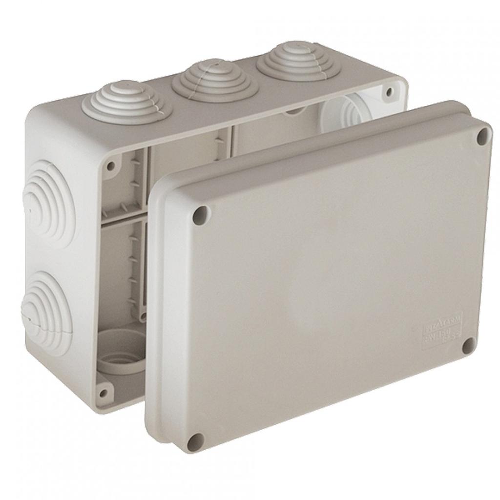 KUTIJA - NADŽBUKNA - SA 10 UVODNICA - 150X110X70 - SIVA IP55