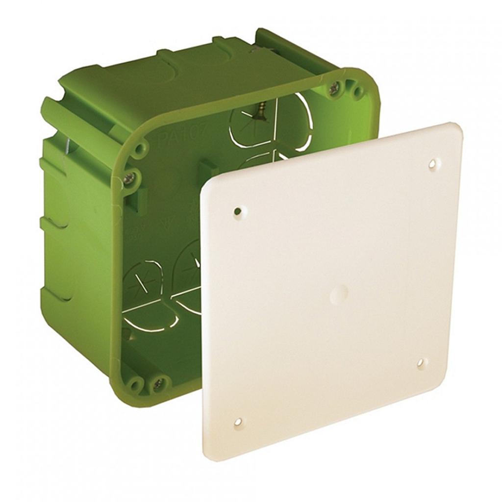KUTIJA - ZA ŠUPLJI ZID - 100X100X50 - SA POKLOPCEM - SAMOGASIVA