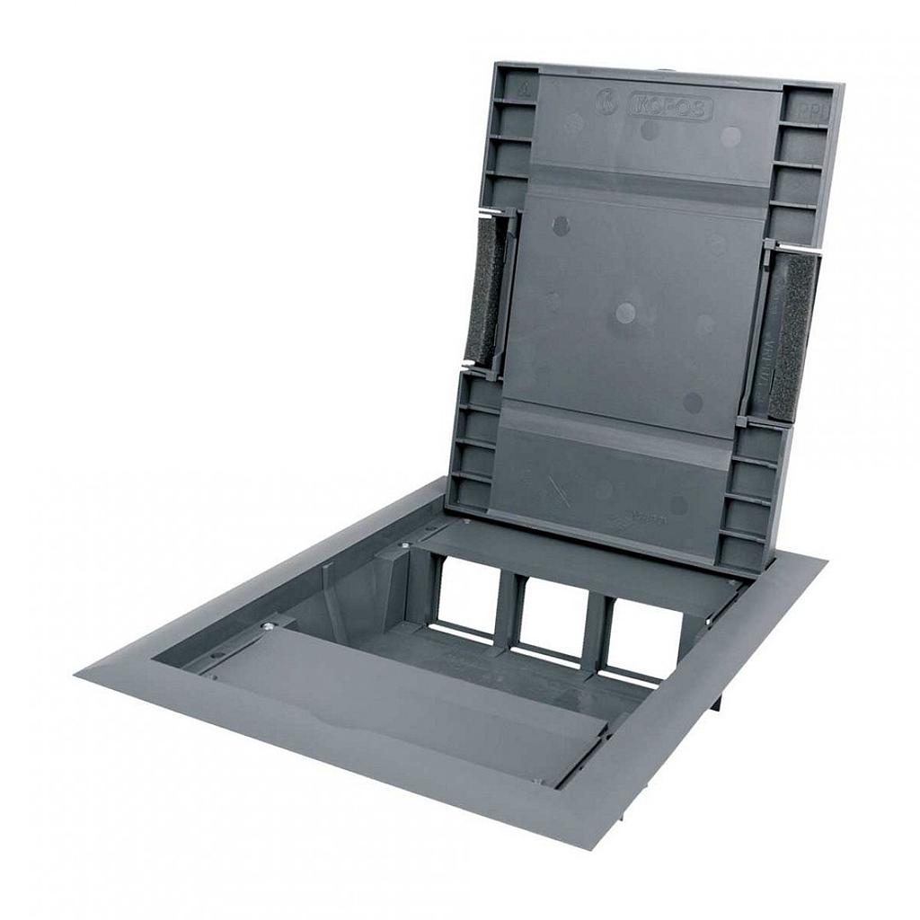 KUTIJA PODNA 12M KOPOBOX57LB - ČEL./SIVI POKL. VIS.57MM