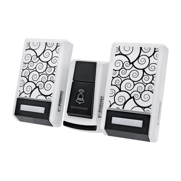 BEŽIČNO ZVONO 5015 (1 TIPKALO/2 ZVONA/36 MELODIJA)