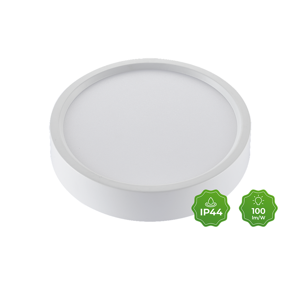 LED panel GREEN TECH 18W 3000K nadgradni Fi 20,7 - IP44