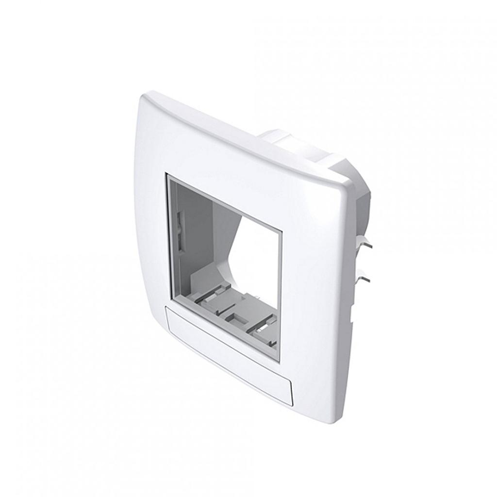 TEM ČATEŽ OKVIR ZA PRIKLJUČNICE - IP44 - BIJELI - 2 MODULA