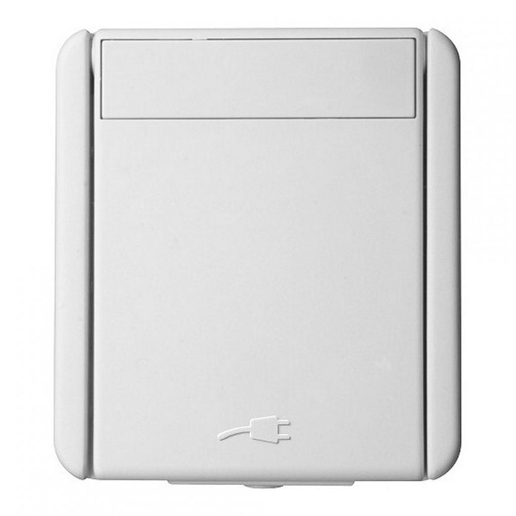 TEM ČATEŽ PRIKLJUČNICA ŠUKO - NADŽBUKNA - BIJELA - 2P+E 16A IP44