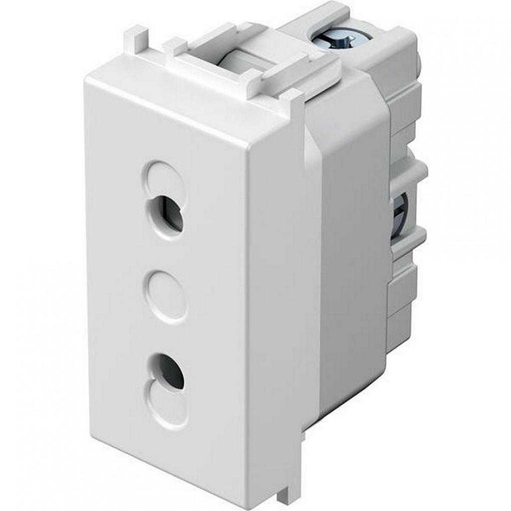 TEM ČATEŽ MODUL BIJELI PRIK. 2P EURO STD. P11 1M