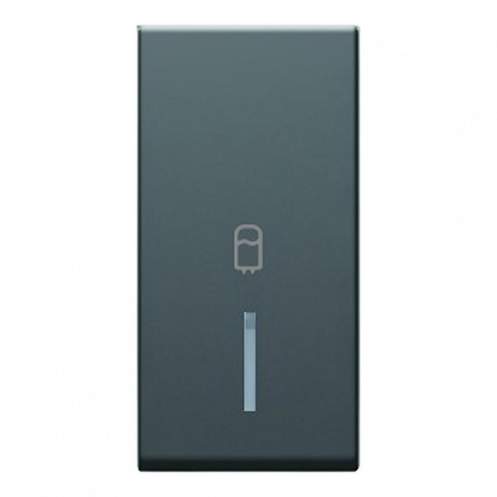 TIPKA POKROVNA - ZA BOJLER - CRNA - 1 MODUL - TM11SBIN06 - MODUL - TEM