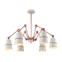 SPIDER LUSTER 6XE27 BIJELI