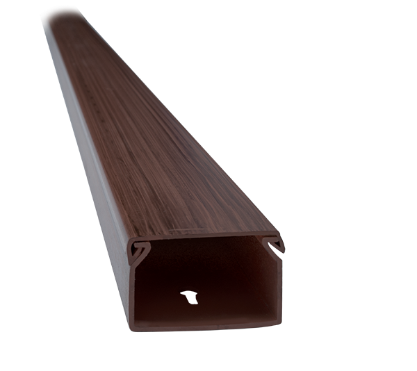 PVC KANALICA CT2 TAMNI ORAH 2m 12x12