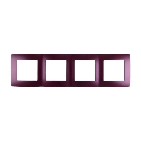 CITY ČETVEROSTRUKI OKVIR BORDO METALIK