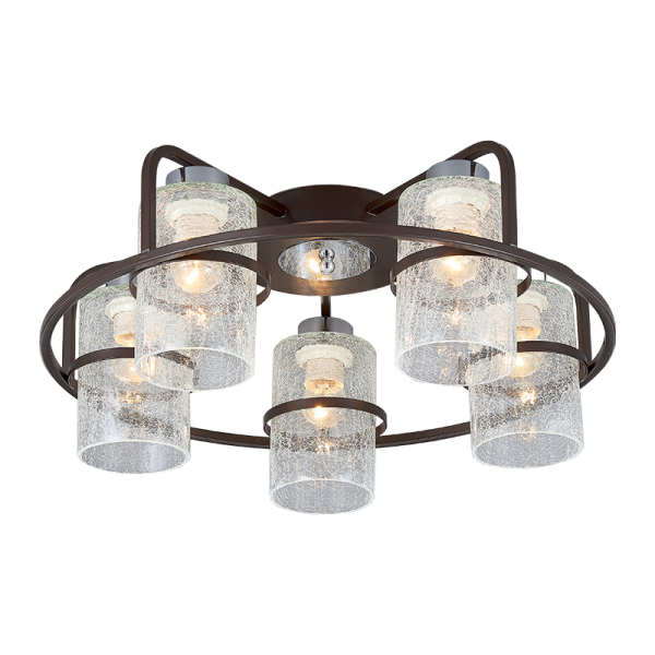 LUSTER CIARA 5XЕ27 IP20 D53XH22 WENGE/KROM