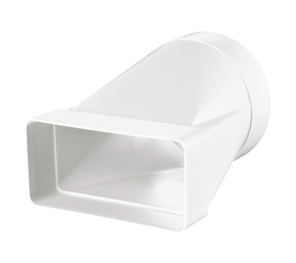 PVC ADAPTER RAVNO- OKRUGLO D100/55X110 /KS