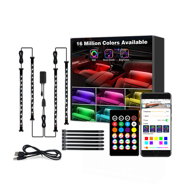 BLUETOOTH SET SMART RGB LED MUSIC TRAKA sa daljinskim upravljačem