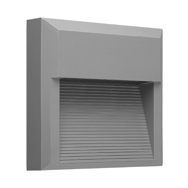 LED FACADE FIXTURE 8W 4000K IP65 GREY