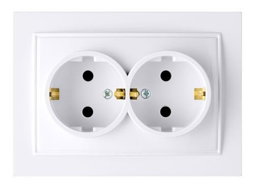 ŠUKO PRIKLJUČNICA DUPLA BIJELA NILSON