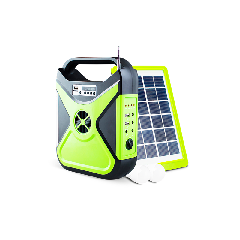 SOLARNI PRIJENOSNI SET GREEN TECH SPS-300, FM, TF, BLUETOOTH, USB