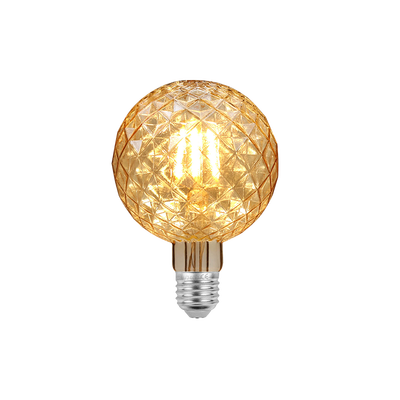 LED filament žarulja Green Tech 4W, 2700K, E27, AC220V, amber, dimabilna