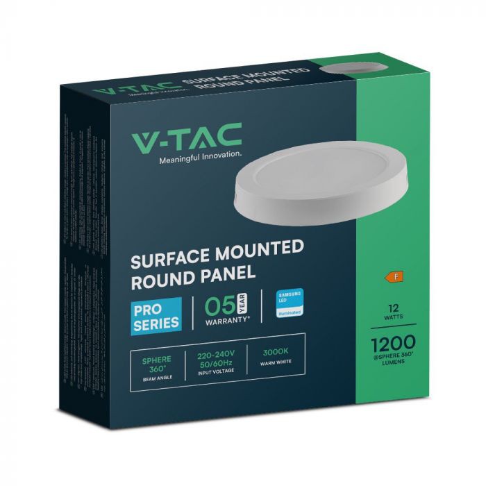 12W LED nadgradni panel Samsung čip - AKCIJA - 3 komada u setu