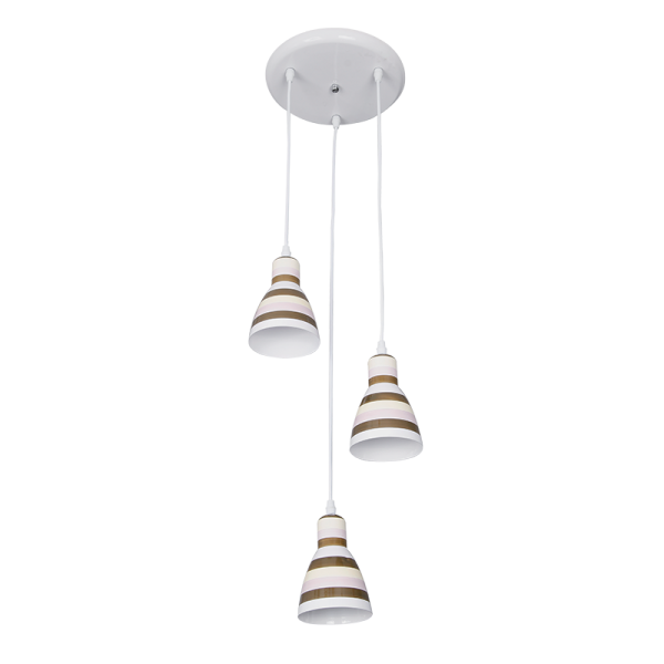 STRIPES LUSTER 3XE27 D260XH1225mm