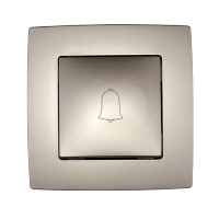 CITY TIPKALO ZA ZVONO ŠAMPANJ METALIK