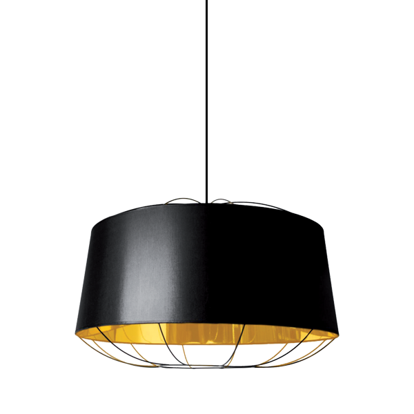 ANDREA VISILICA 1XE27 CRNA/ZLATO